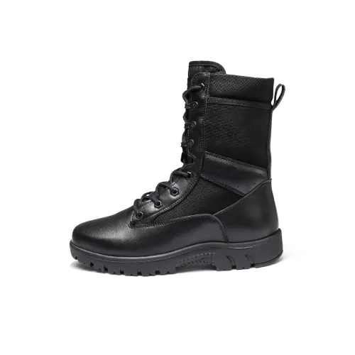 Strongman 3515 Men's Boots Combat Boots Winter Warm Wool Boots Anti-Slip And Wear-Resistant Northeast Snow Boots Black