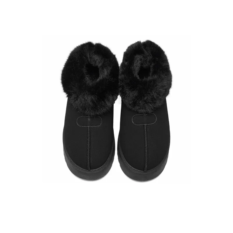 AAA SINCE 1955 Warm Wear-Resistant Height Increasing Slip-Resistant Short Snow Boots Women's-18
