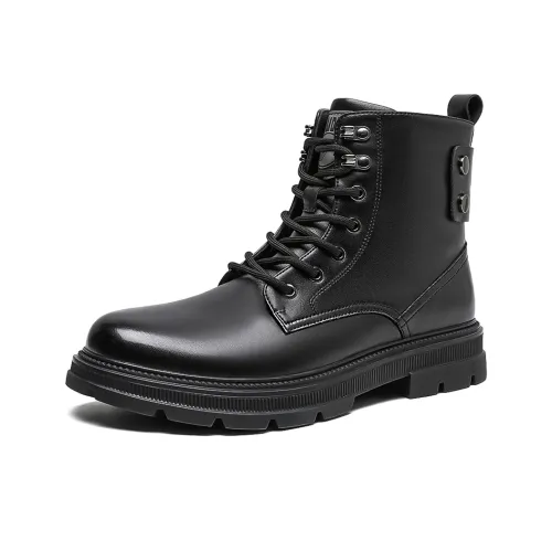 TRUMPPIPE Short Martin Boot Men's Black