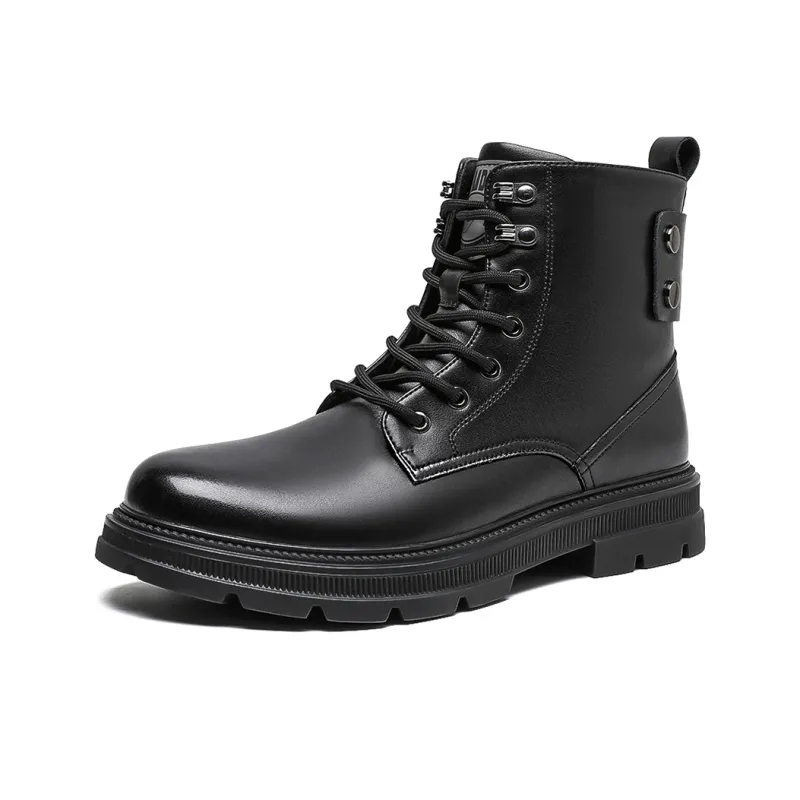 TRUMPPIPE Short Martin Boot Men's Black-0