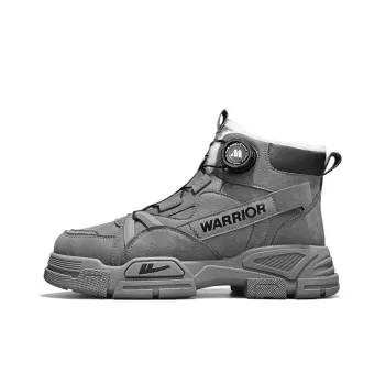 Warrior Warm Crew Snow Boots Unisex Gray