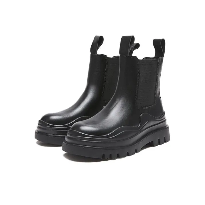 SEMIR Crew Chelsea Boots 5.5cm Women's Black-1