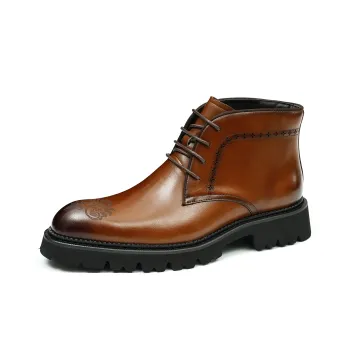 ASTON M.JAZZ Ankle Boots Men Black/Brown