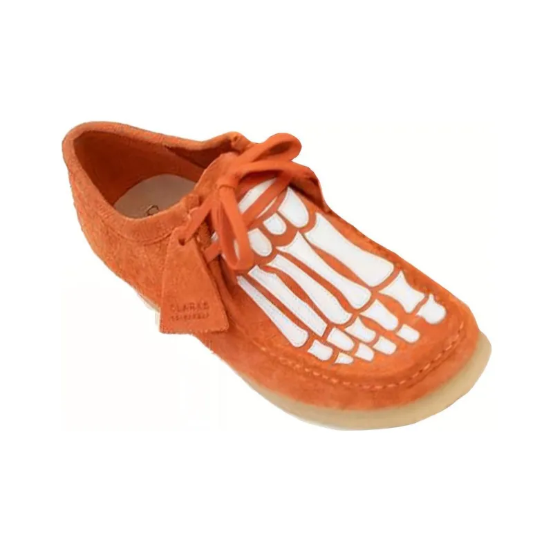 Vandy The Pink x Clarks Originals WALLABEE Ankle Boots Women's Orange-1