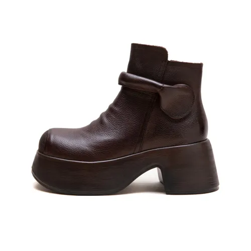 Jay Ankle Boots Women's Brown/Black