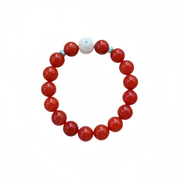 Xifeng Building Southern Red Agate Bracelets Unisex