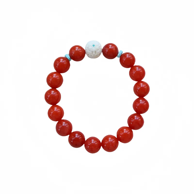 Xifeng Building Southern Red Agate Bracelets Unisex-0