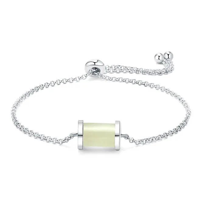 Long Fu Hetian Jade Bracelets White Jade/Pale Greenish White Jade Women's-0