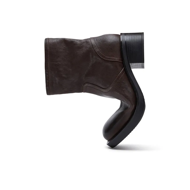 Marie Claire Ankle Boots 5CM Women's Brown-4