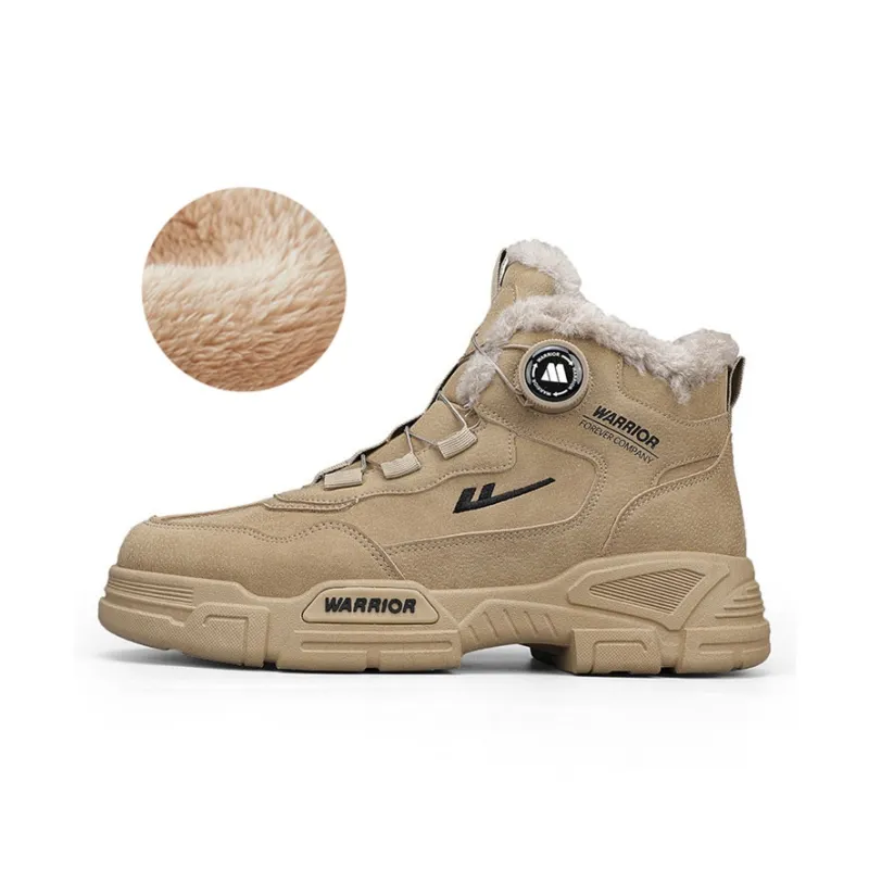 Warrior Warm Snow Boots Men's Khaki-1
