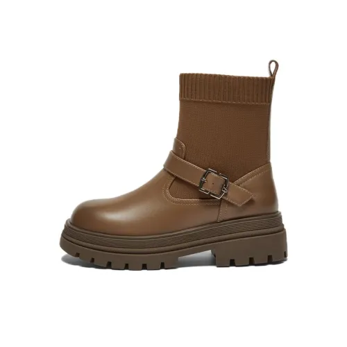 BATA 스판 삭스 부츠 여성