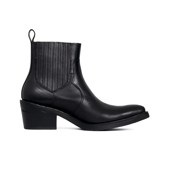 TERRA INCOGNITA Short Chelsea Boots Unisex Black-2