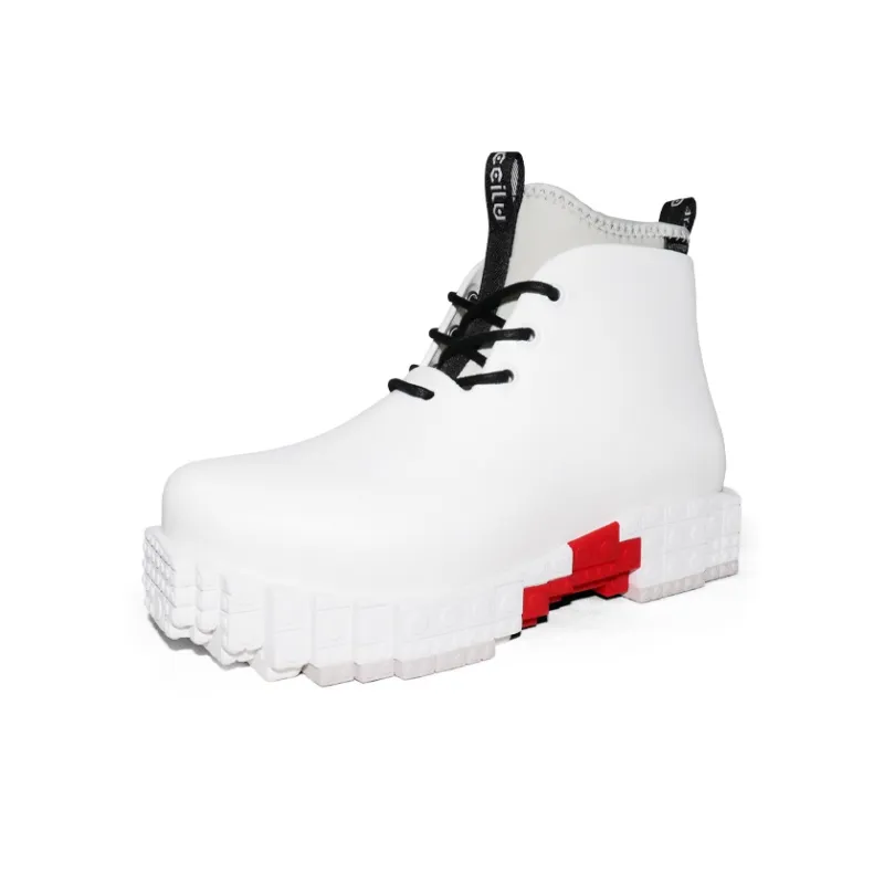 Ccilu Ankle Boots Unisex Black, Blue, Red, White-1