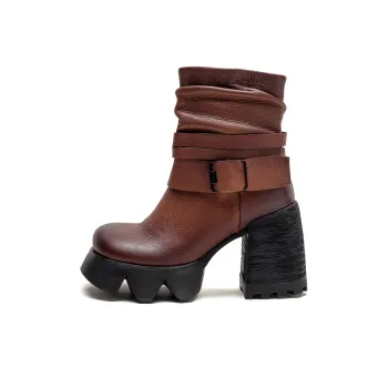 MATA Ankle Boots Women's Brown/Black