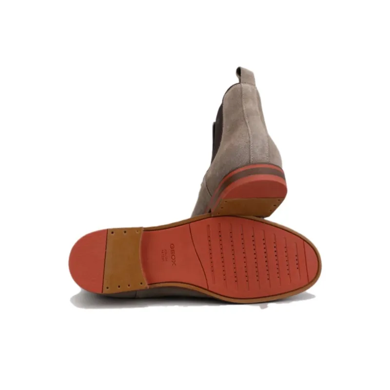 GEOX Short Chelsea Boots Women's Light Brown-4