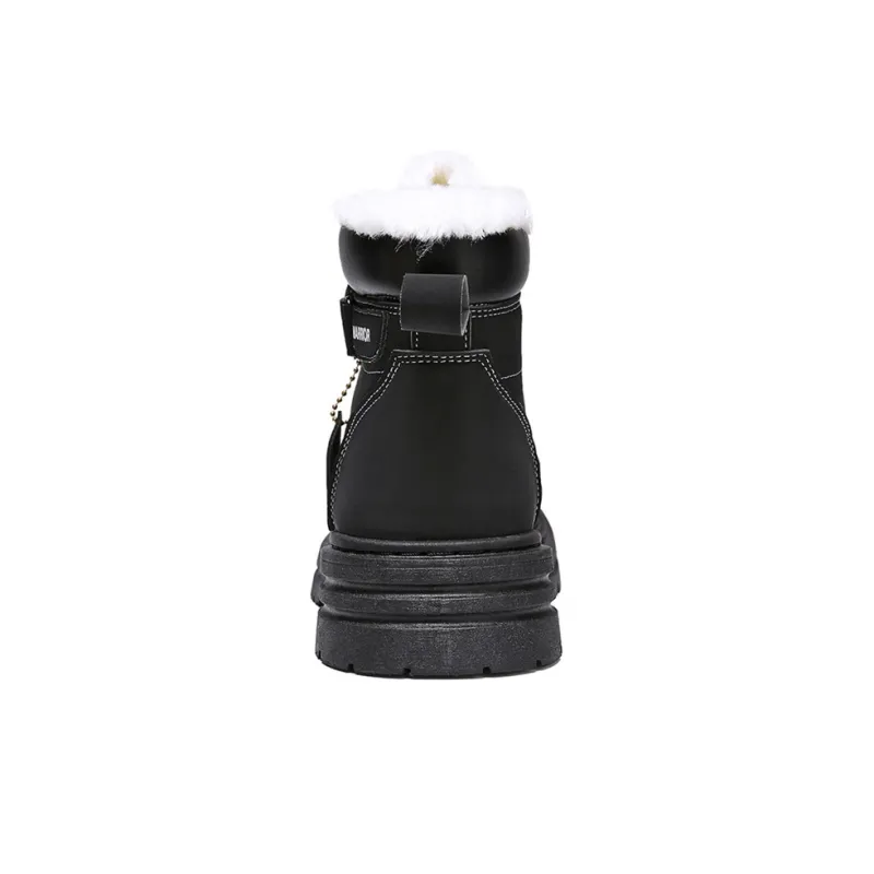Warrior Knee High Martin Boot Men's Black-3