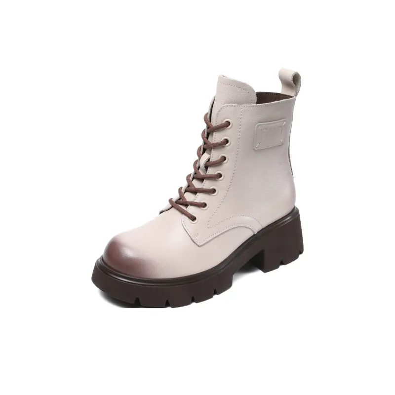 Devanro Short Martin Boot 5.5cm Women's-5