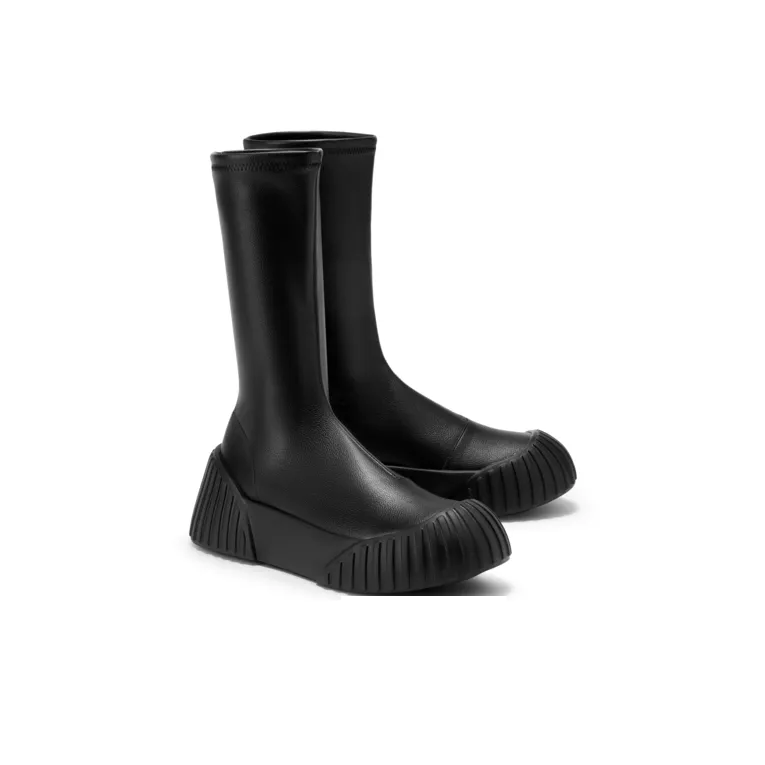 CHARLES&KEITH Mid Calf Boots Women's Black-1