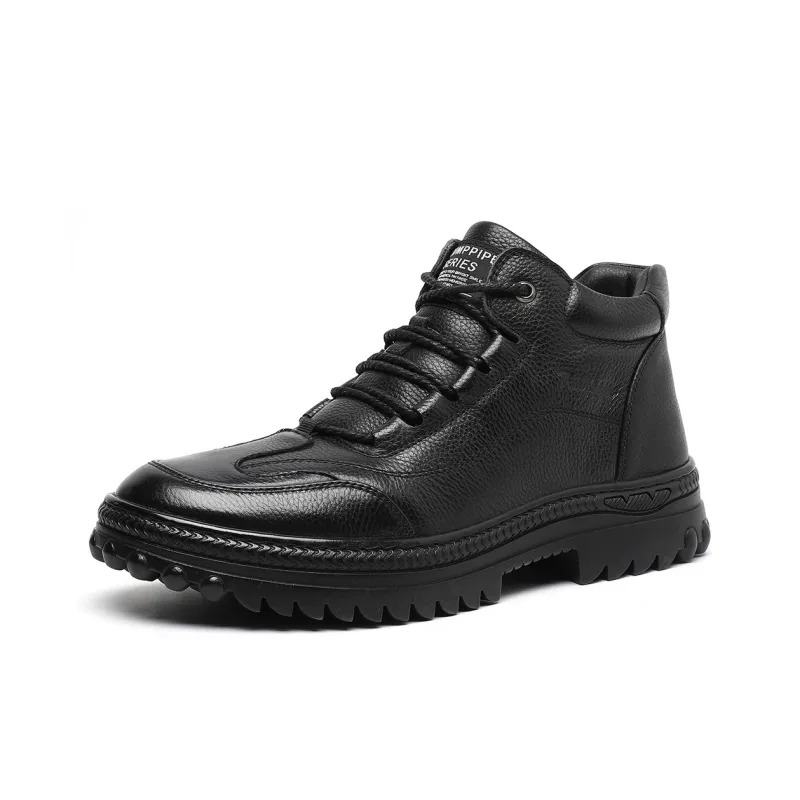 TRUMPPIPE Ankle Boots 2.5cm Men's Black-1