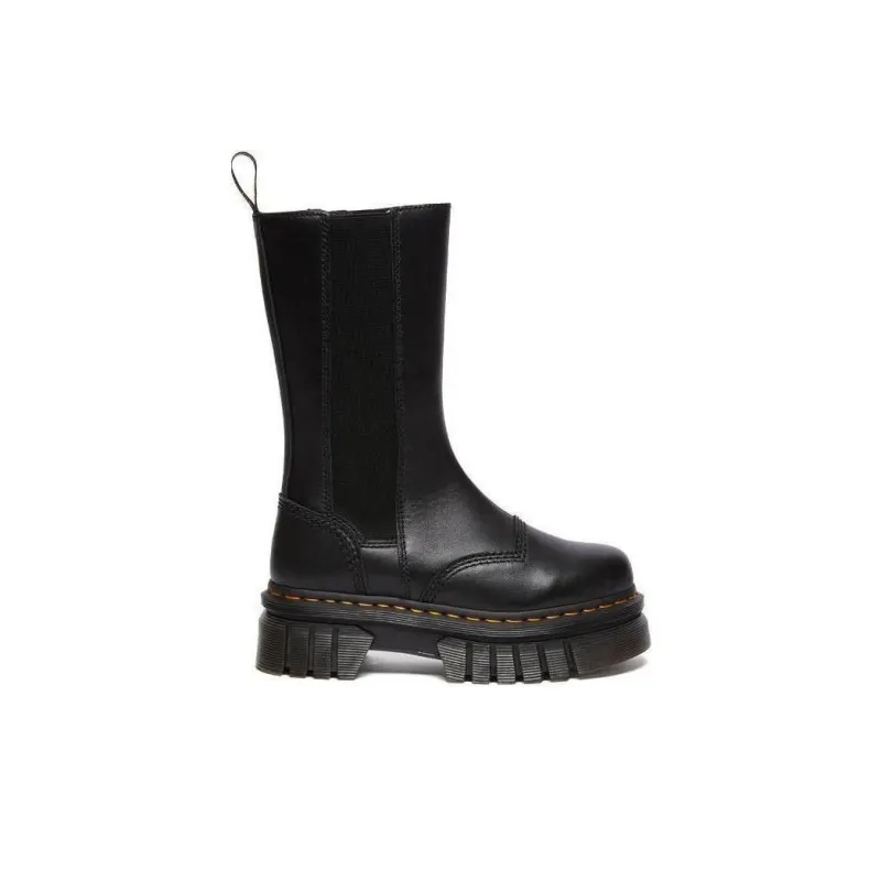 Dr. Martens Audrick Tall Platform Chelsea Boots Black Women's-1