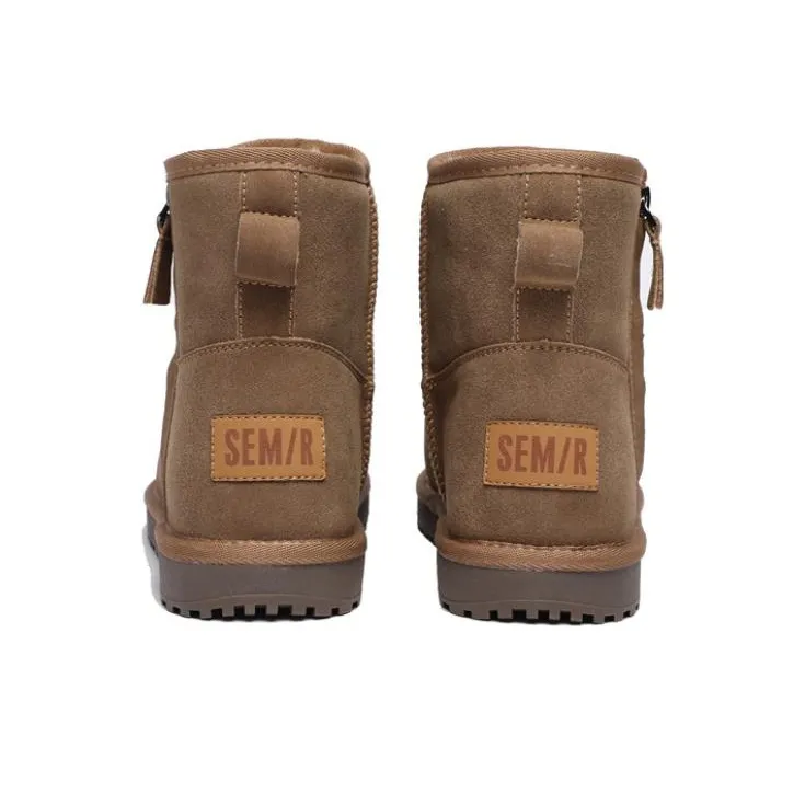 SEMIR Warm Short Mid-Calf Snow Boots Men's-14