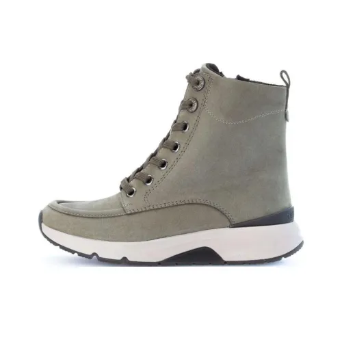 Gabor Rollingsoft Ankle Boots 4.5cm Women's Light Green