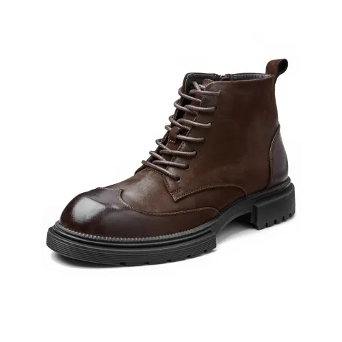 Brounvanm Ankle Boots 3CM Men's