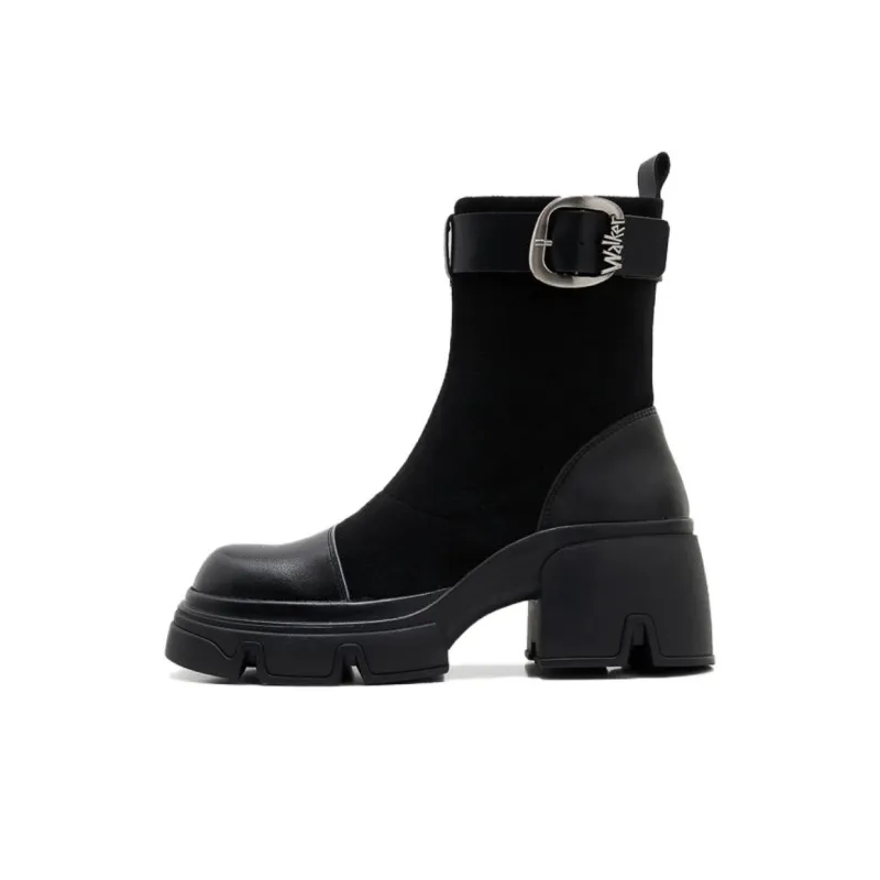 Walker Shop Ankle Boots Women's Black-0
