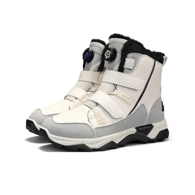MUSNODO Thermal Waterproof Abrasion Resistant Coverage Short Snow Boots Unisex-10