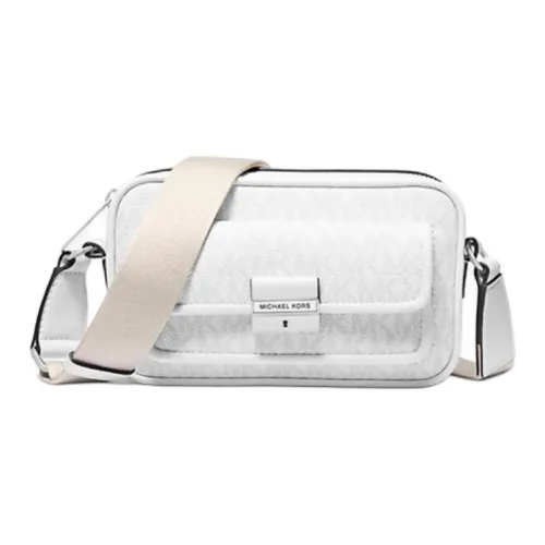 MICHAEL KORS Bradshaw Coated Canvas Crossbody Bag Mini Women's Luminous White