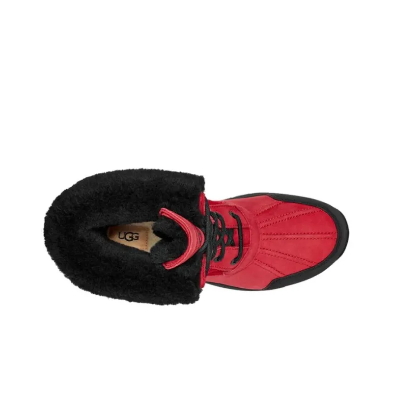 UGG Butte Samba Red Black-3