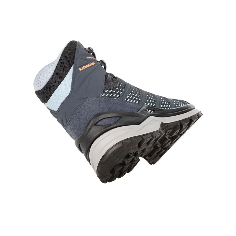 Lowa Innox Pro GTX Waterproof And Wear resistant Crew Outdoor Boots Women's Blue Black-3