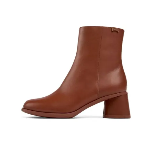 CAMPER Ankle Boots 6cm Women's Red Brown