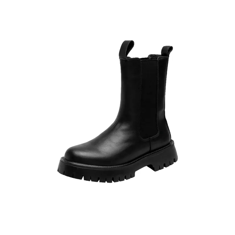 Aquarius Short Chelsea Boots Men's Black-0