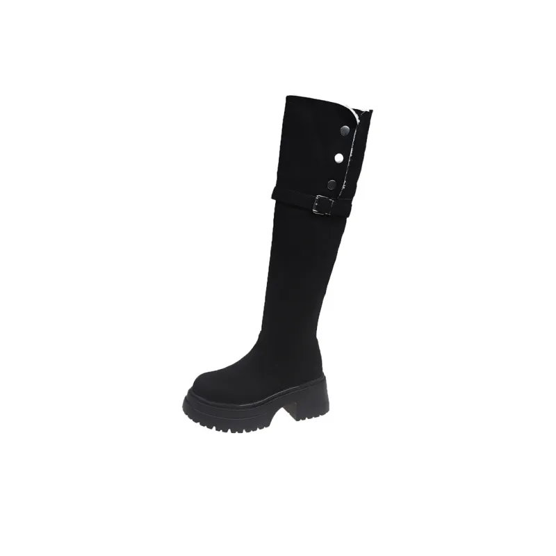 Nrillo Over The Knee Boots Unisex White-4