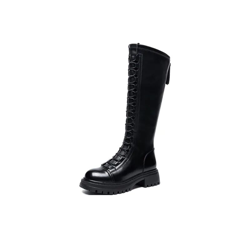 ZHR Knee-high Boots 4.5cm Women's-5