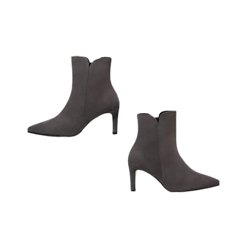 Gabor Ankle Boots Women's Gray/Blue-1