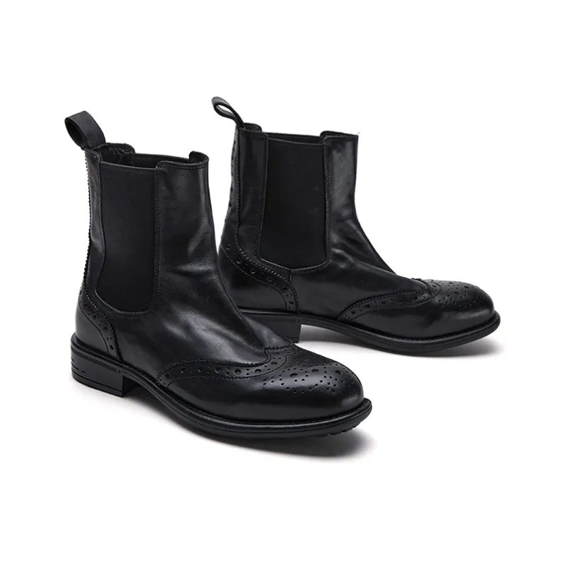 Marie Claire Ankle Boots 3CM Women's Black-1