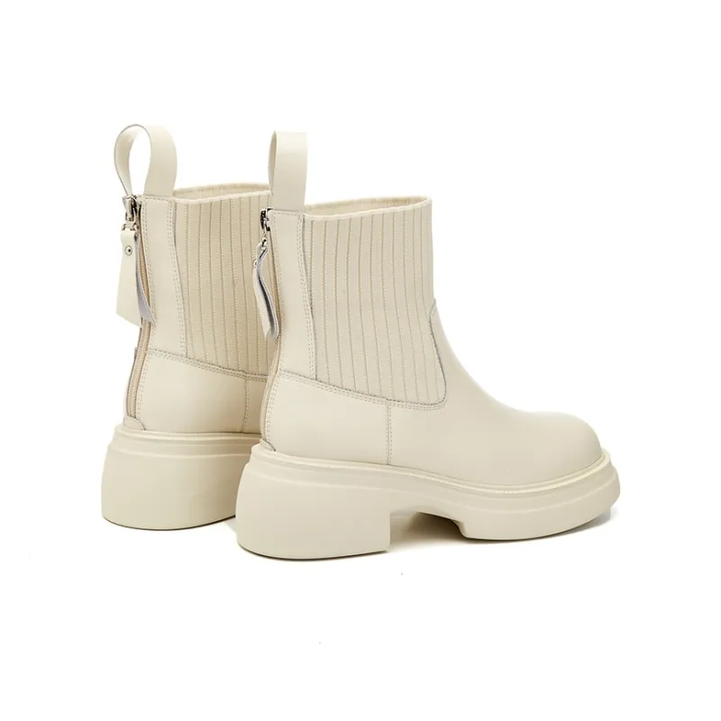 DAPHNE Ankle Boots Women's Black/Beige-10
