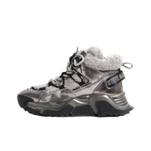 STEVE MADDEN Ankle Boots 6cm Women's Silver Gray