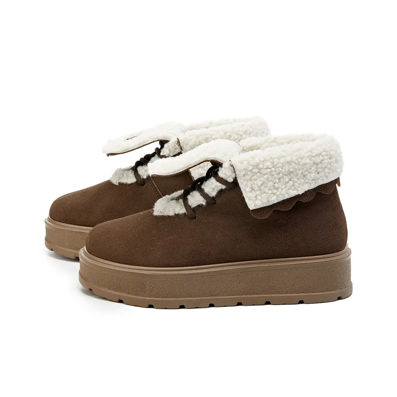 La Chapelle Thermal Snow Boots Women's Brown-1