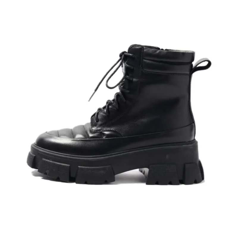 STEVE MADDEN Short Martin Boot 6.2cm Women's Black-0