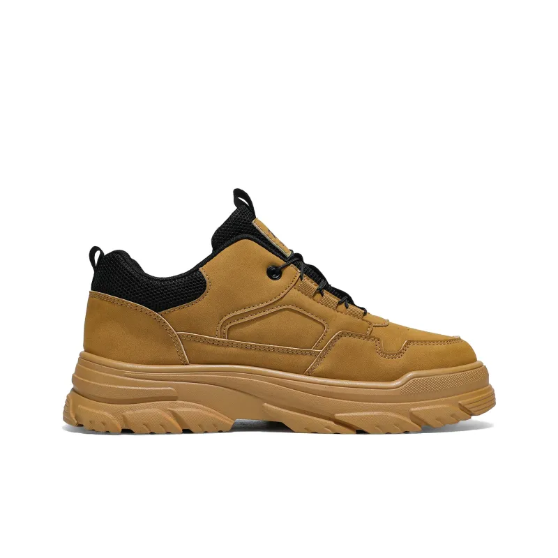Binary Ankle Boots Low Top Men's Khaki-2