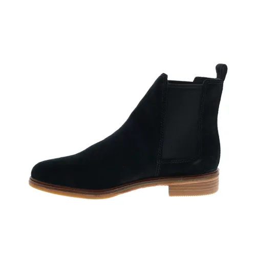 Clarks Crew Chelsea Boots Women's Black