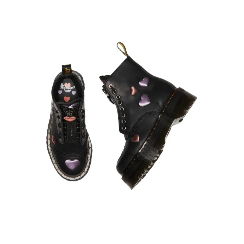 Dr.Martens SINCLAIR Short Martin Boot Women's Black-4