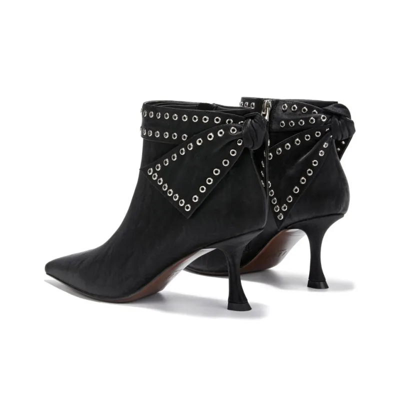 ELLE Ankle Boots 7cm Women's Black-3