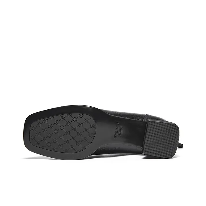 ST&SAT Ankle Boots Women's Ecru/Black/Earth Black-17