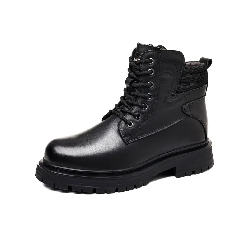 MODENGPAN Short Martin Boot 3cm Men's Black-1