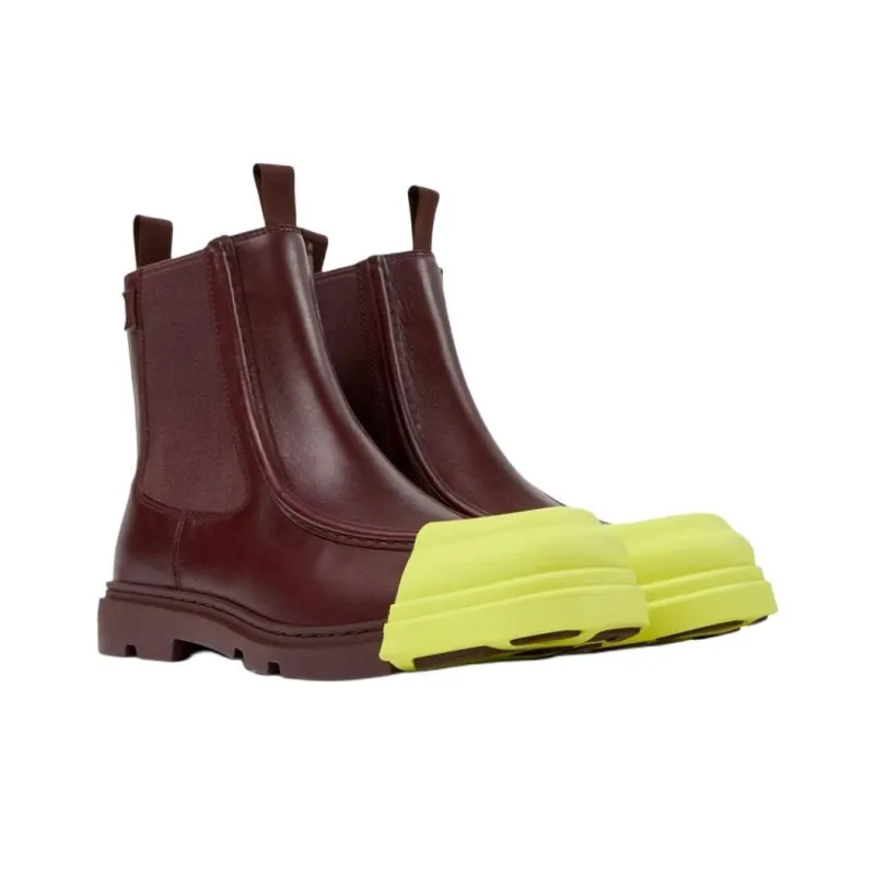 CAMPER Short Chelsea Boots Men's Red-1