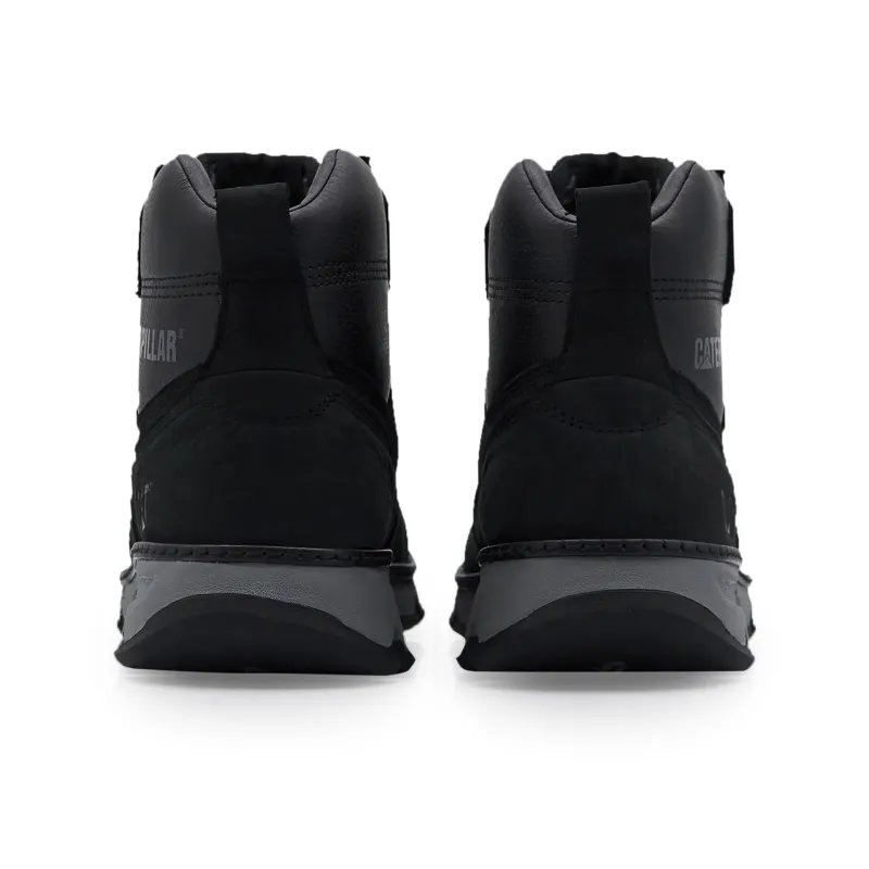 CAT Breathable Warm Slip Resistant Short Outdoor Boots Men's Black-3